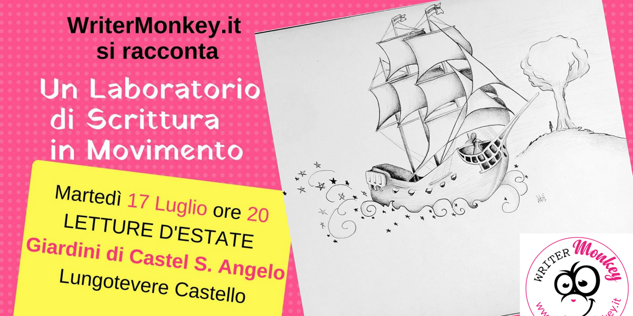 Writer Monkey a Castel S. Angelo. Domani.