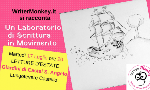 Writer Monkey a Castel S. Angelo. Domani.