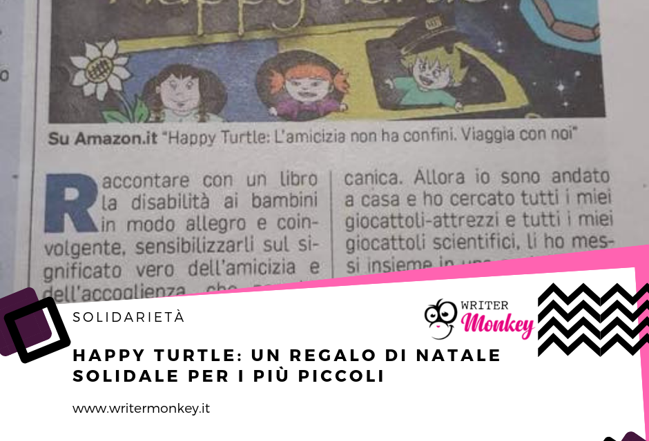 Happy Turtle: Un regalo di Natale solidale per i più piccoli